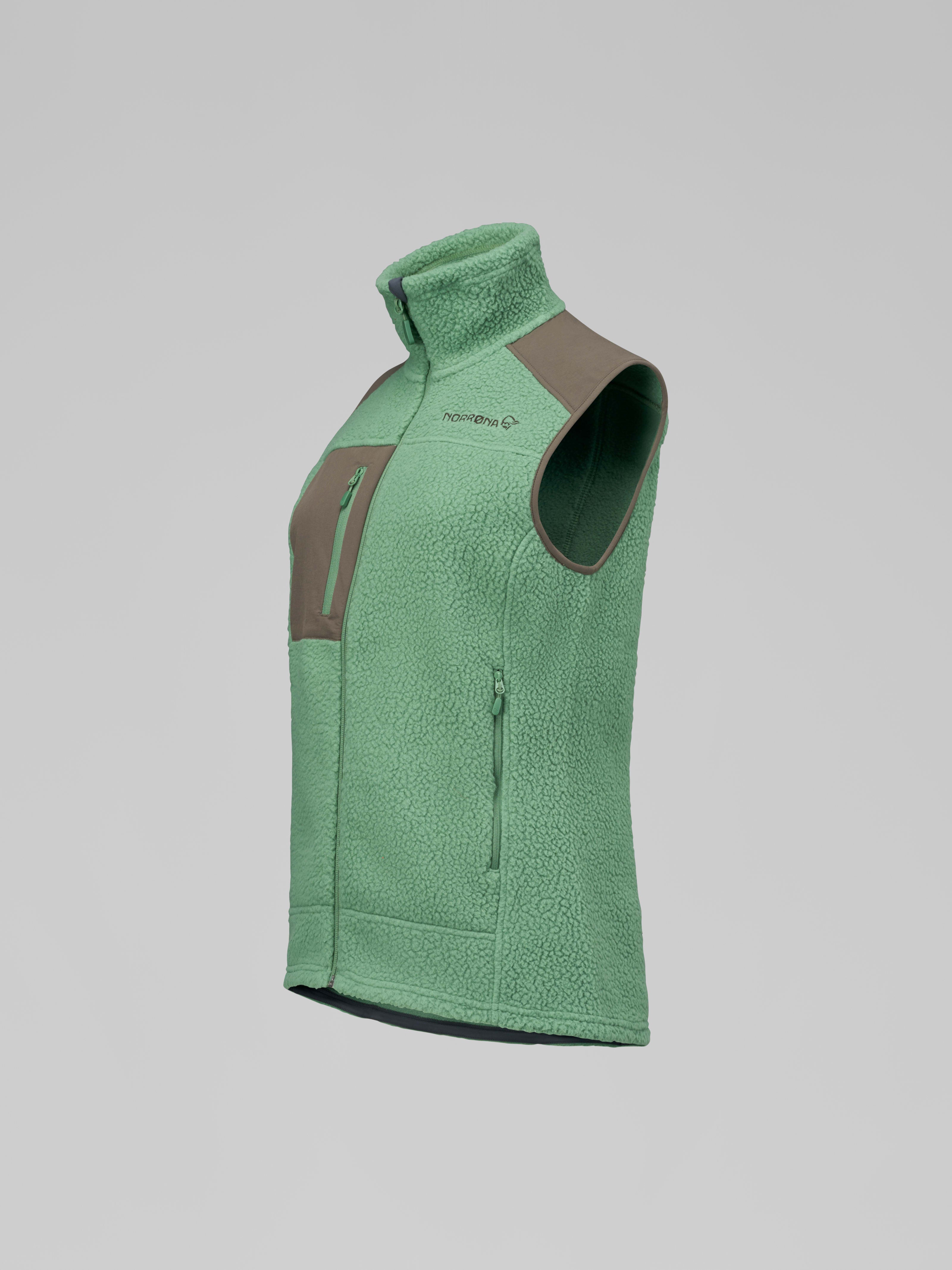 Norrona Women's trollveggen warm3 Vest Dark Ivy