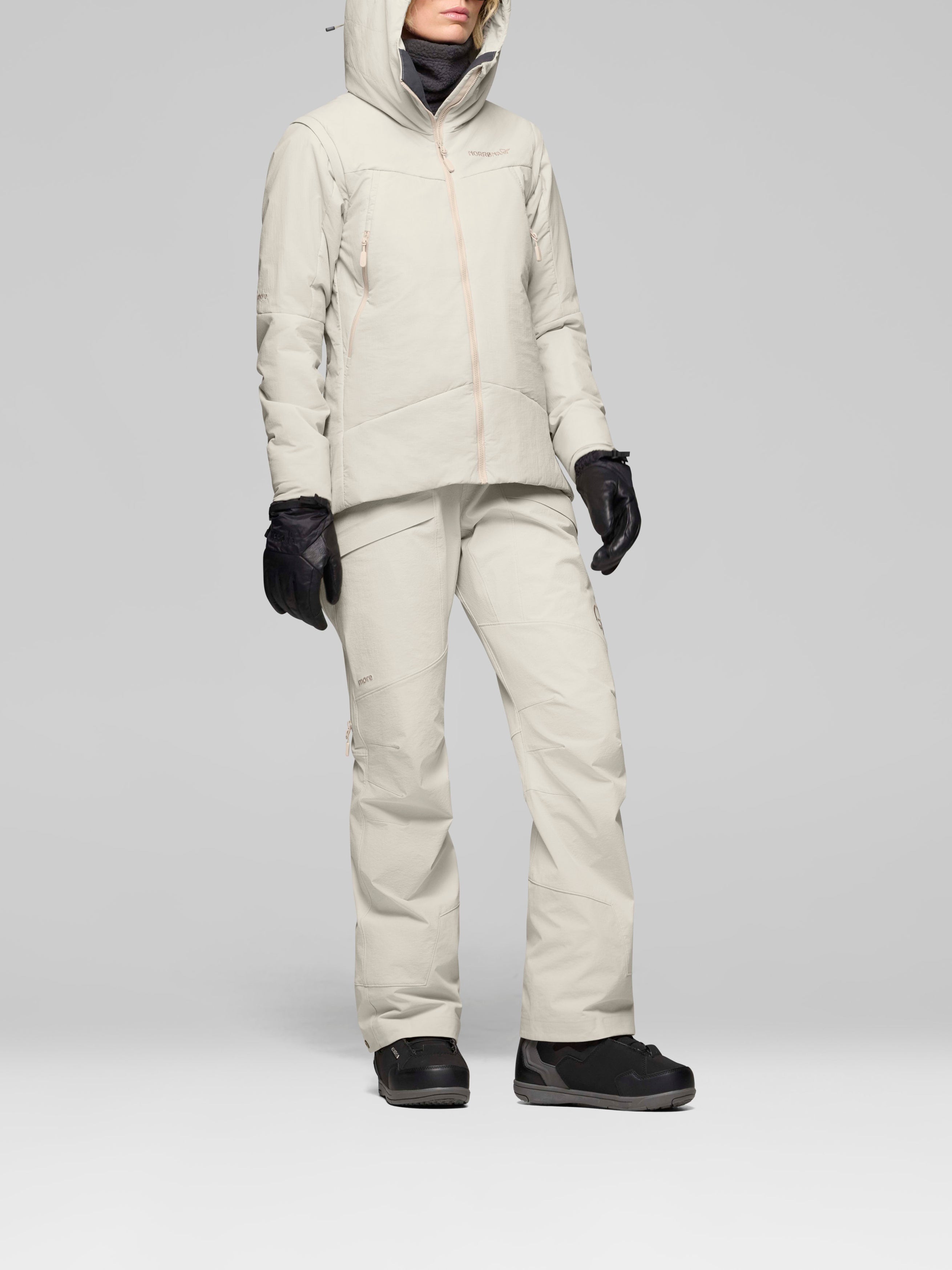 Norrona Women's Møre Thermo60 Aero200 Jacket Oatmeal