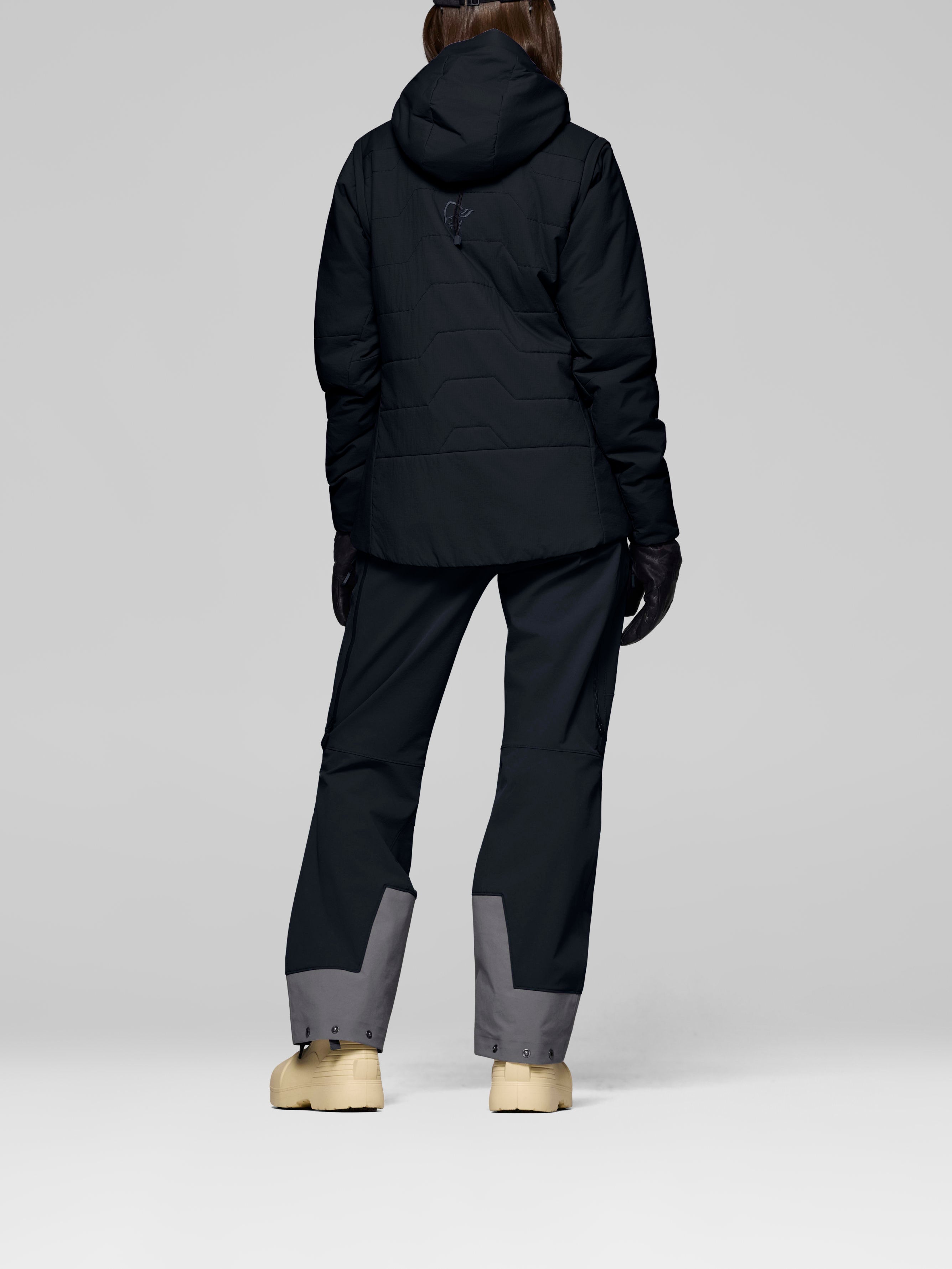 Norrona Women's Møre Thermo60 Aero200 Jacket Caviar Black
