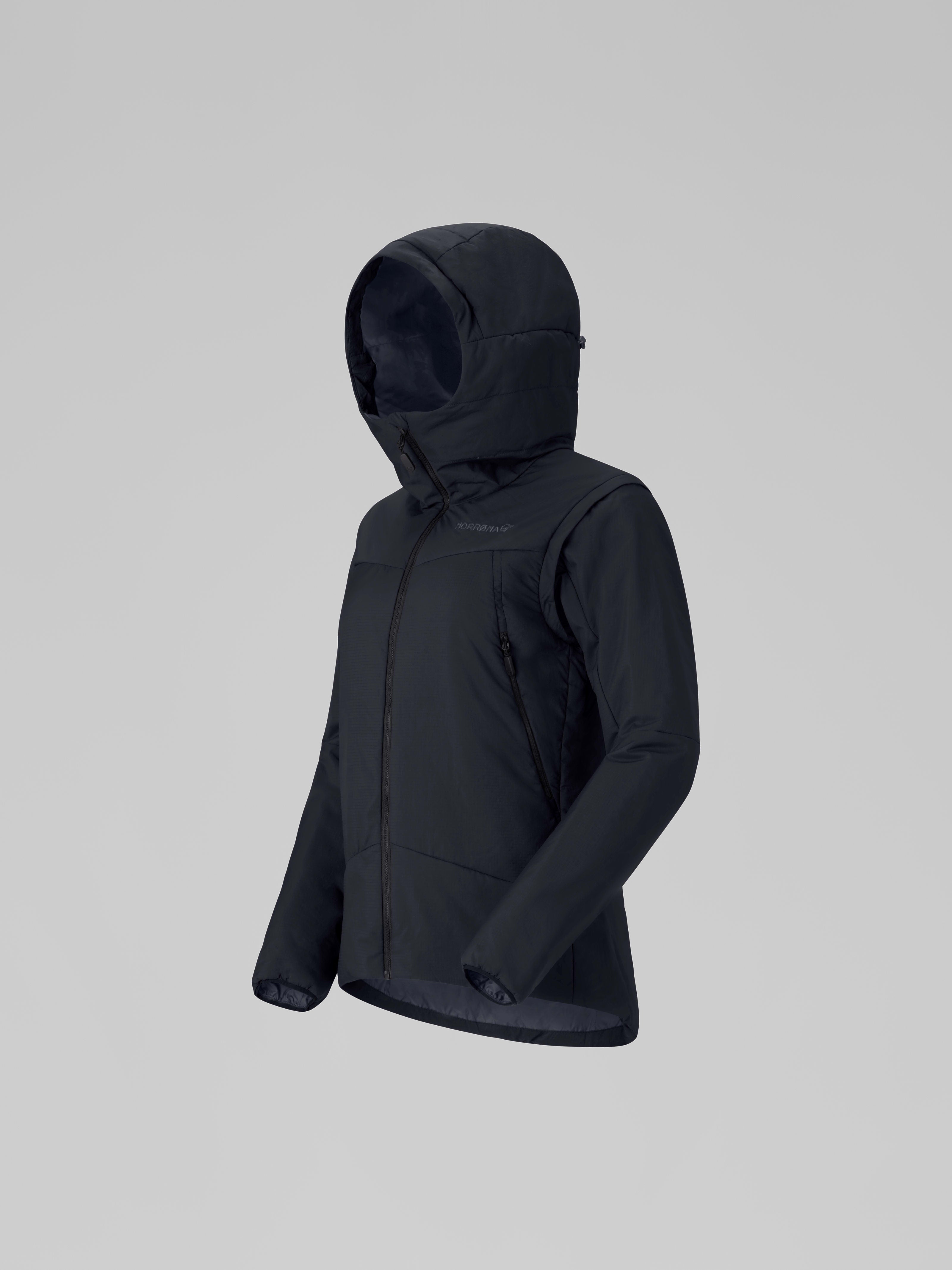 Norrona Women's Møre Thermo60 Aero200 Jacket Caviar Black