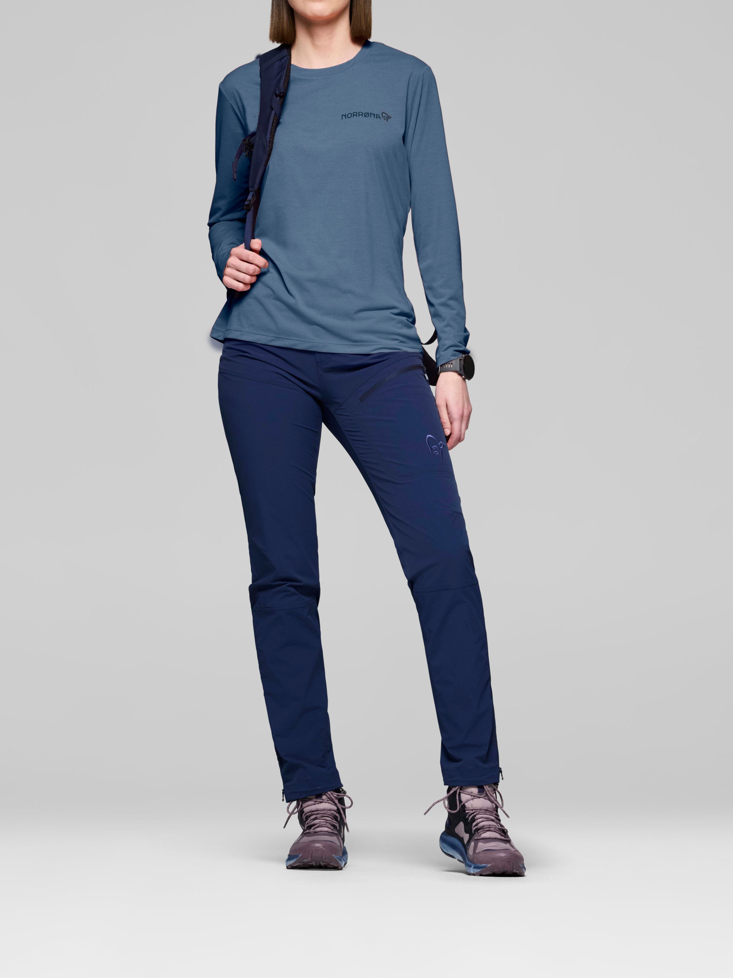 Norrona Femund Tech Long Sleeve Vintage Indigo