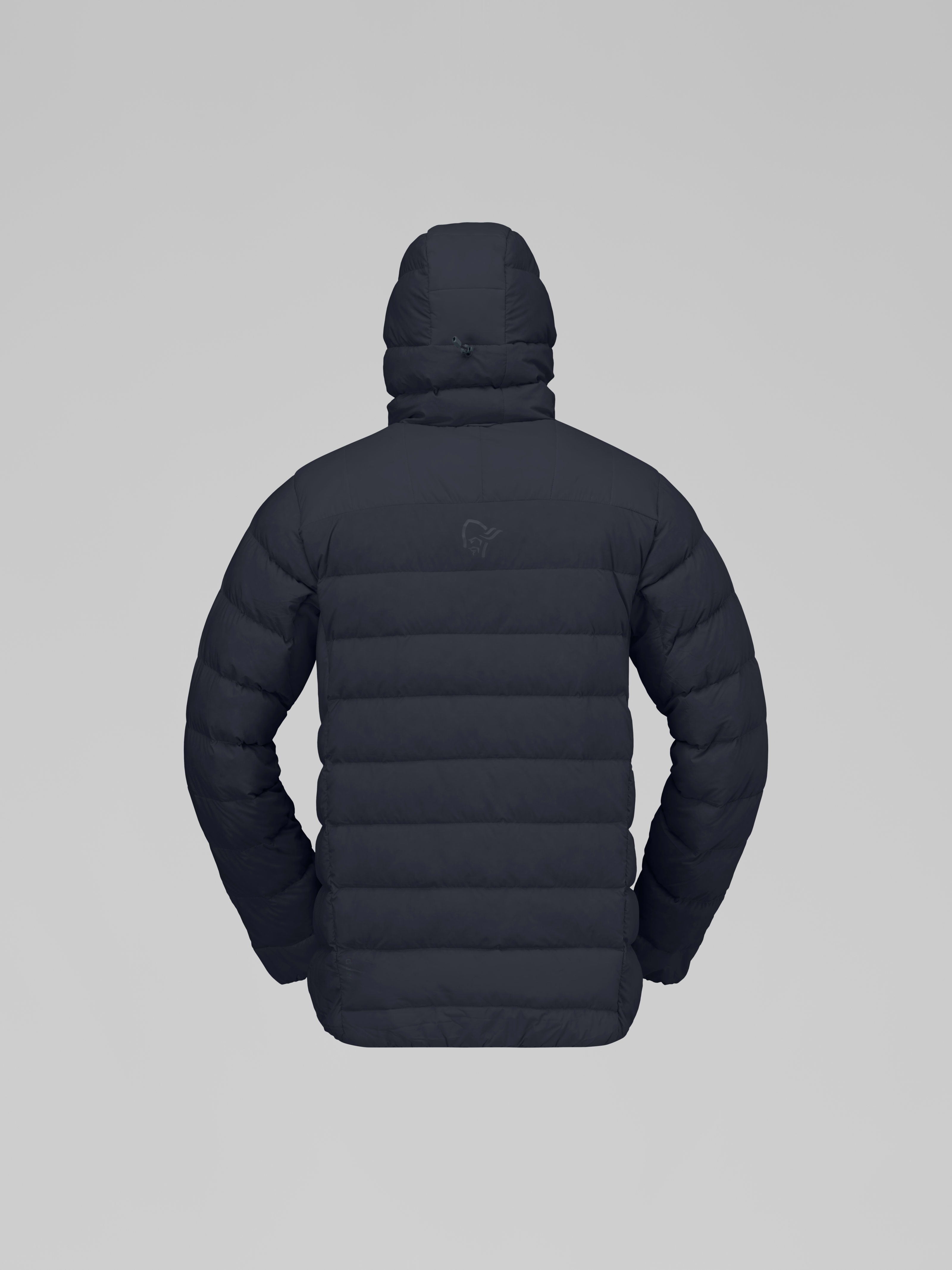Norrona Men's Femund Down700 Zip Hood Caviar Black