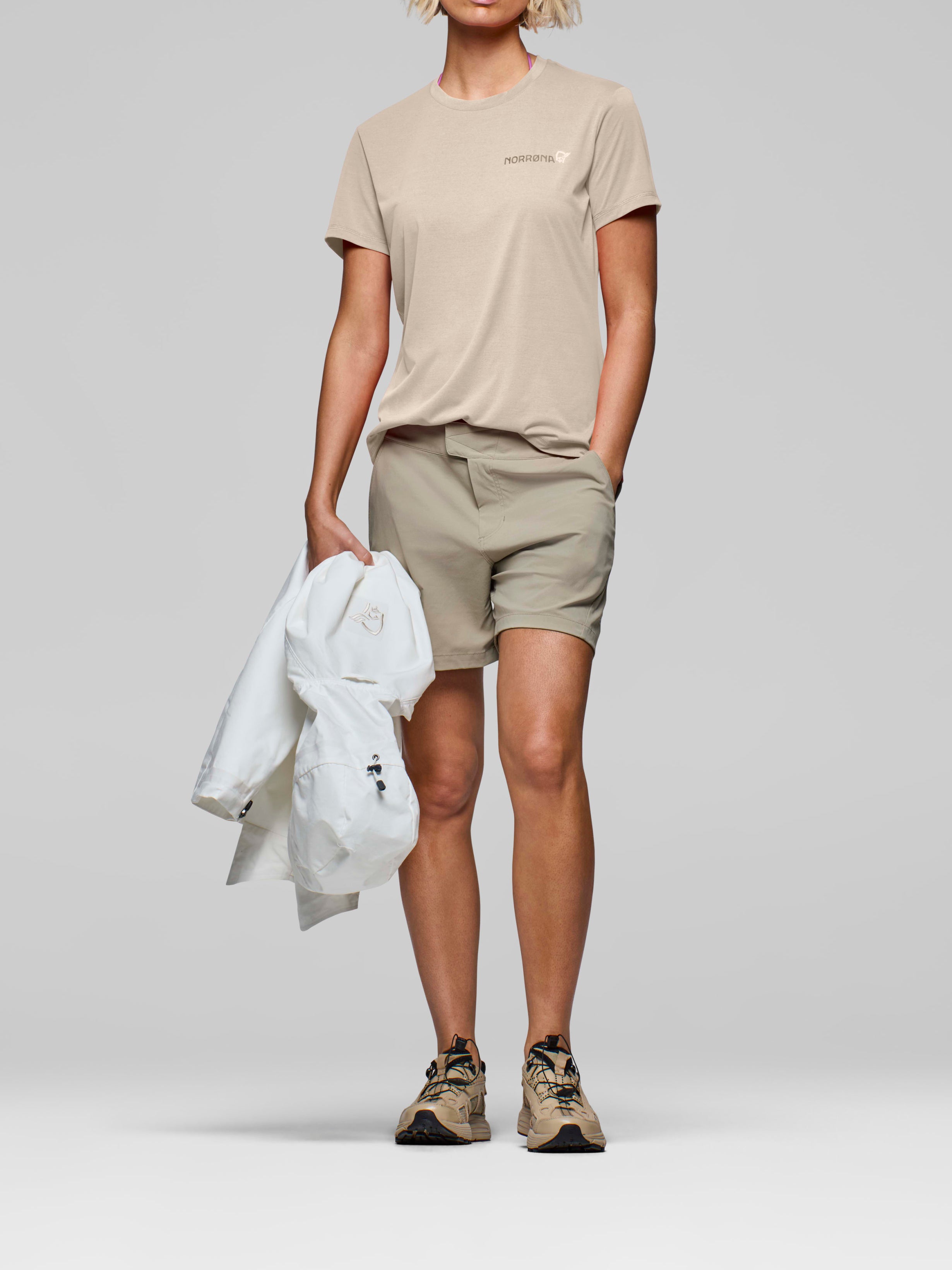 Norrona Femund Tech T-Shirt Oatmeal