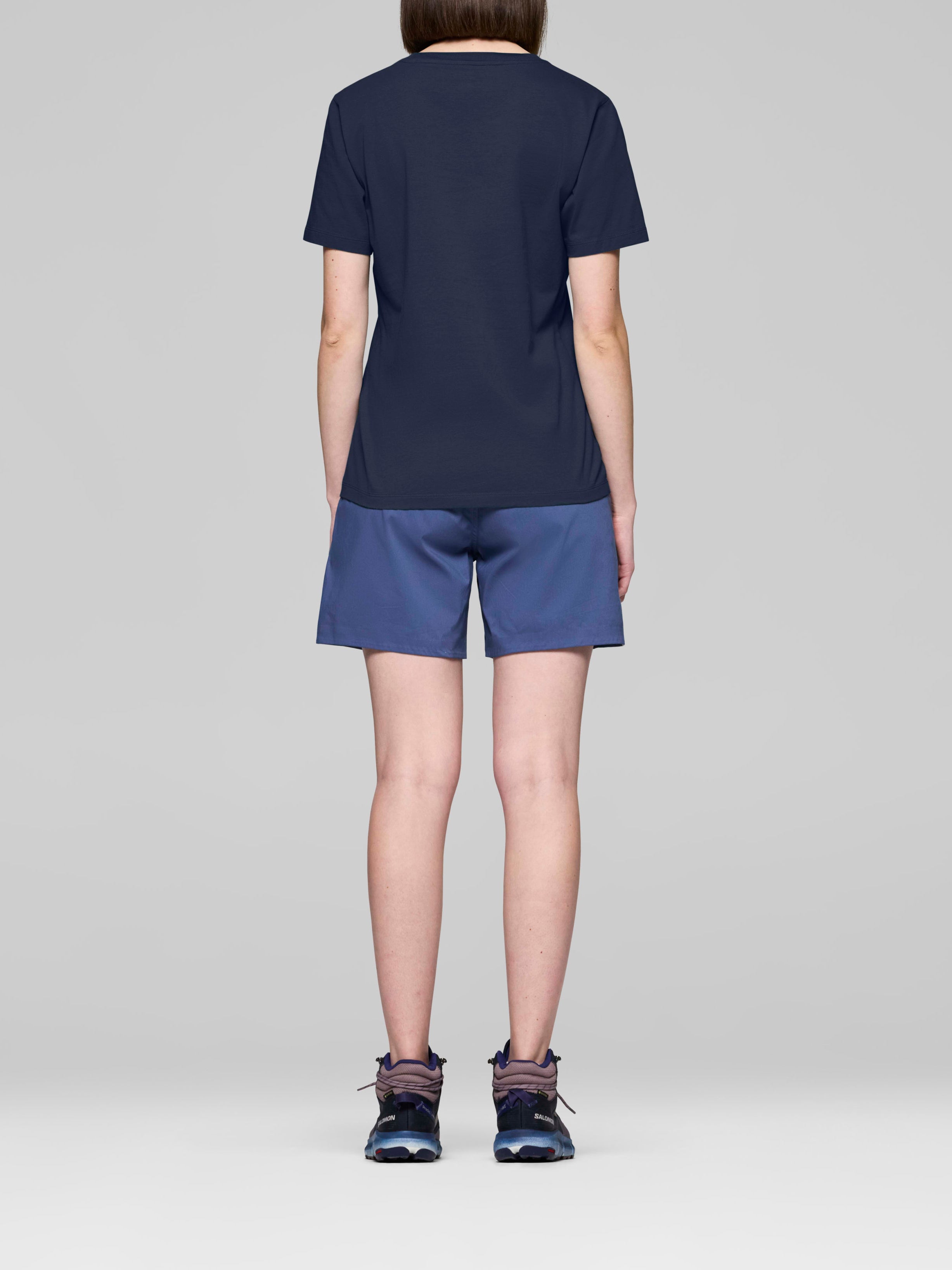 Norrona Femund /29 Cotton Viking Patch T-shirt Women Indigo Night/Sky Captain