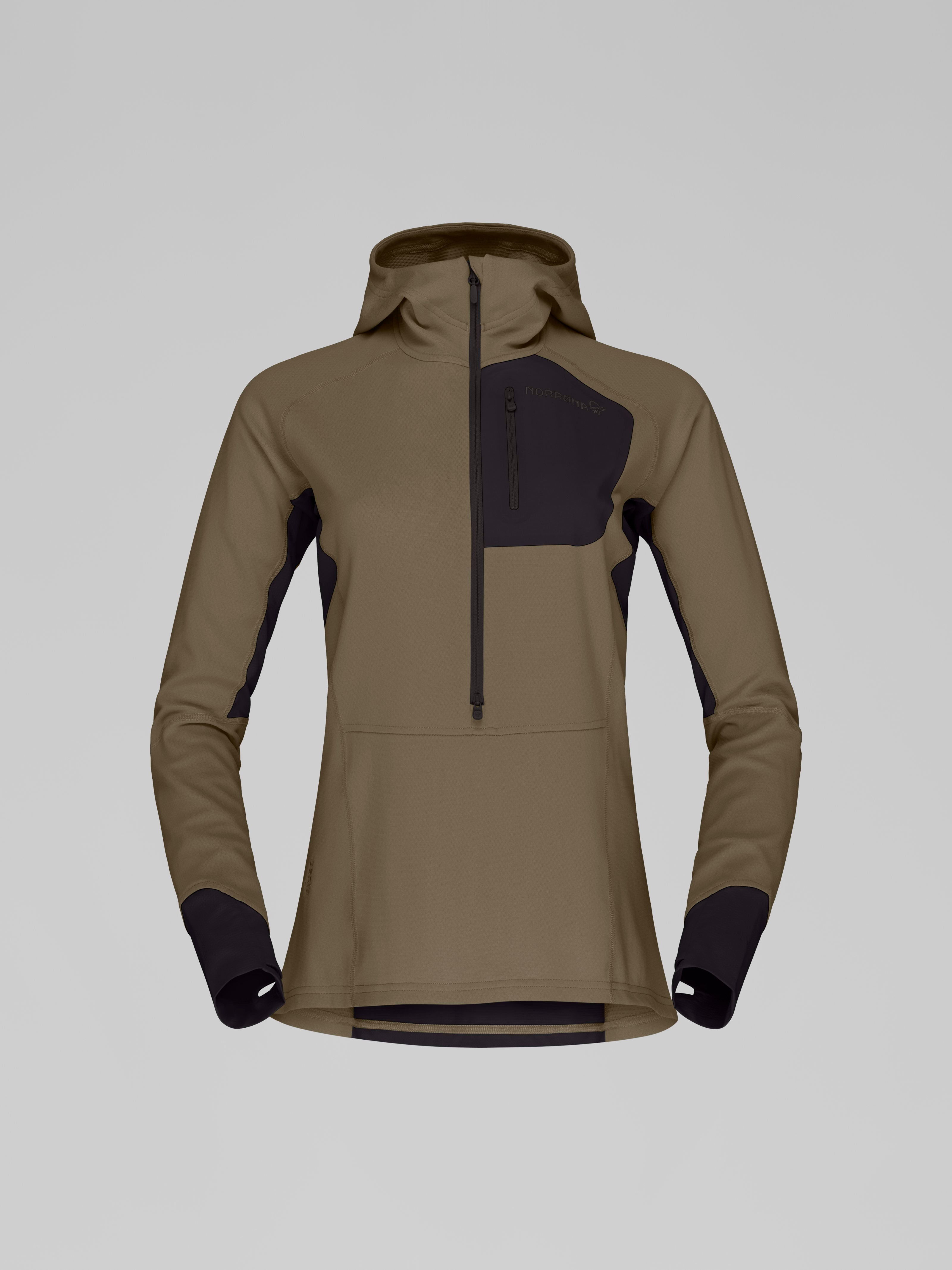 Norrona Women's Senja Warm1 Hood Olive Night
