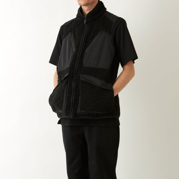 White Mountaineering Boa Fleece Vest