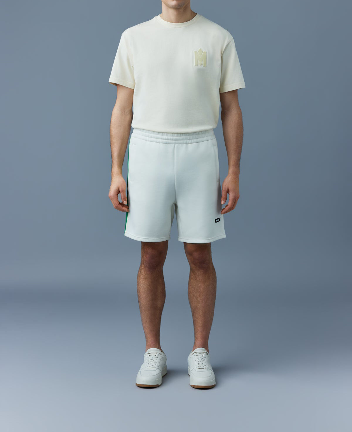 Mackage Dennis Double Face Jersey Bermuda Short Cream