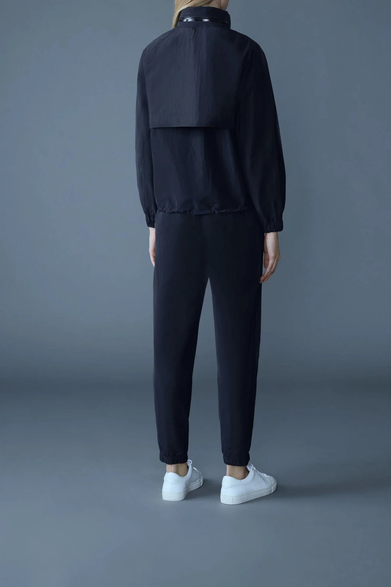 Mackage Devorah Seam-Sealed Rain Jacket Navy
