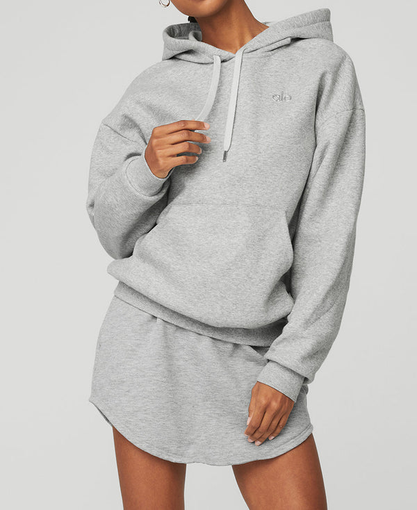 Alo Accolade Hoodie Heather Grey