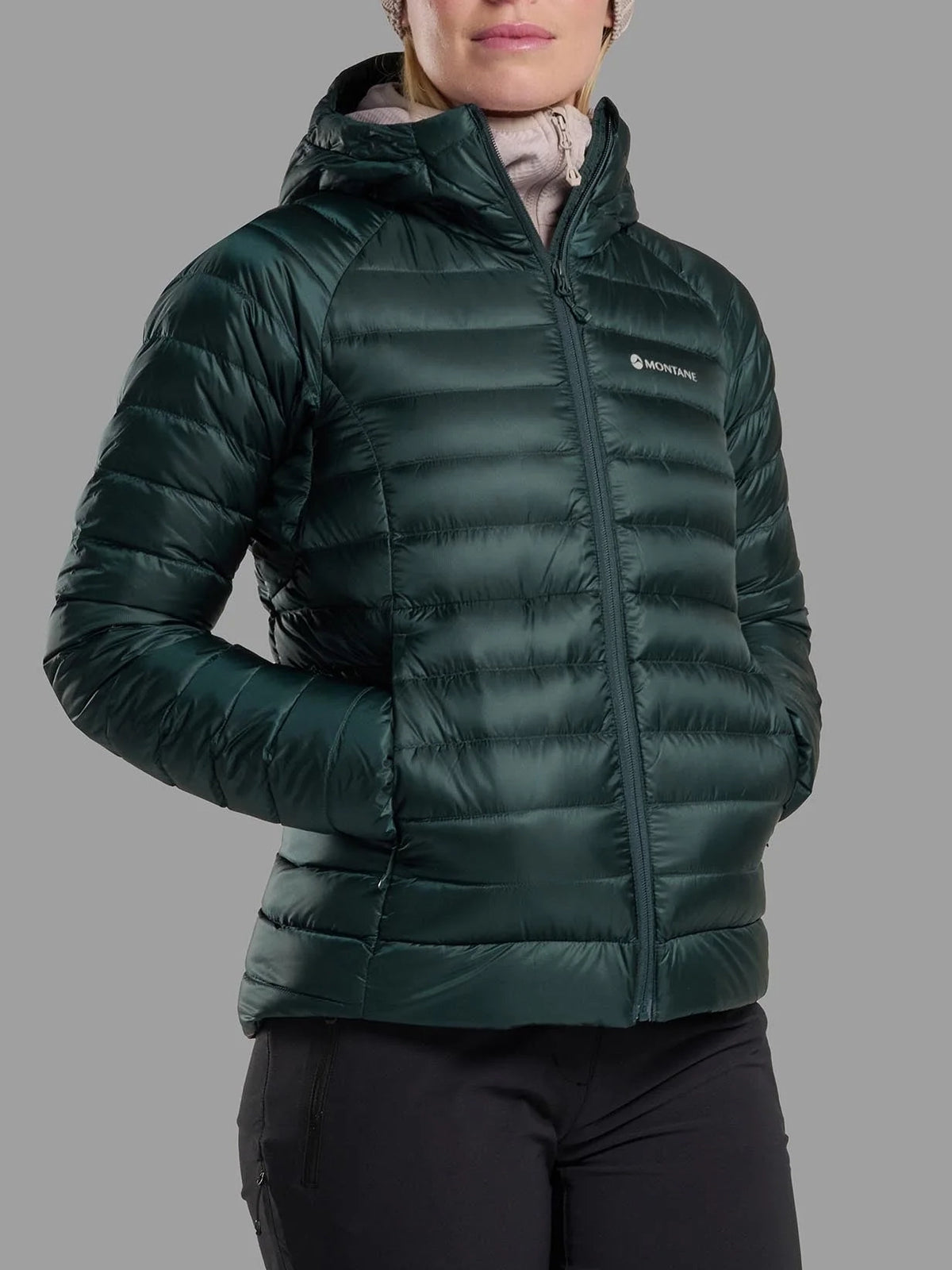Montane Women's Anti Freeze Hooded Down Jacket Deep Forest