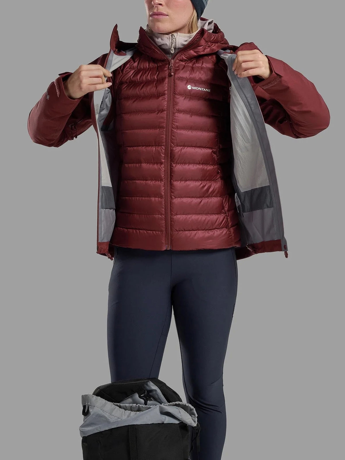 Montane Women's Anti Freeze Hooded Down Jacket Sumac
