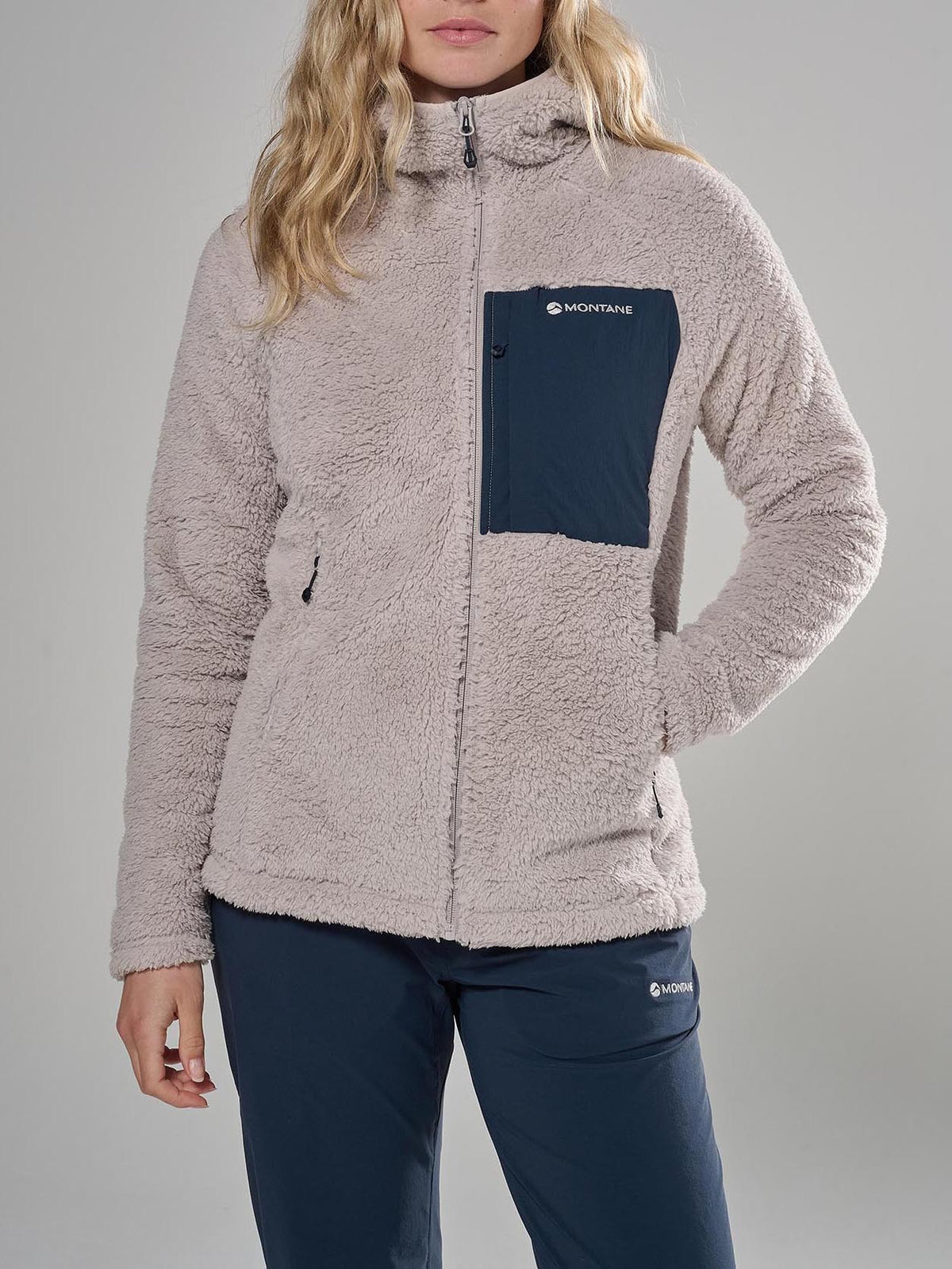 Montane Women's Caldus XT 2.0 Hooded Fleece Jacket Oyster