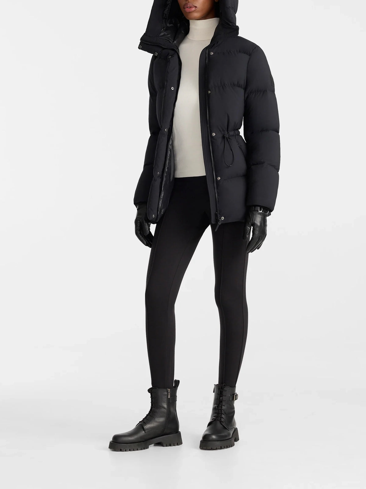 Mackage Freya-SC Soft Crinkle Jacket Black