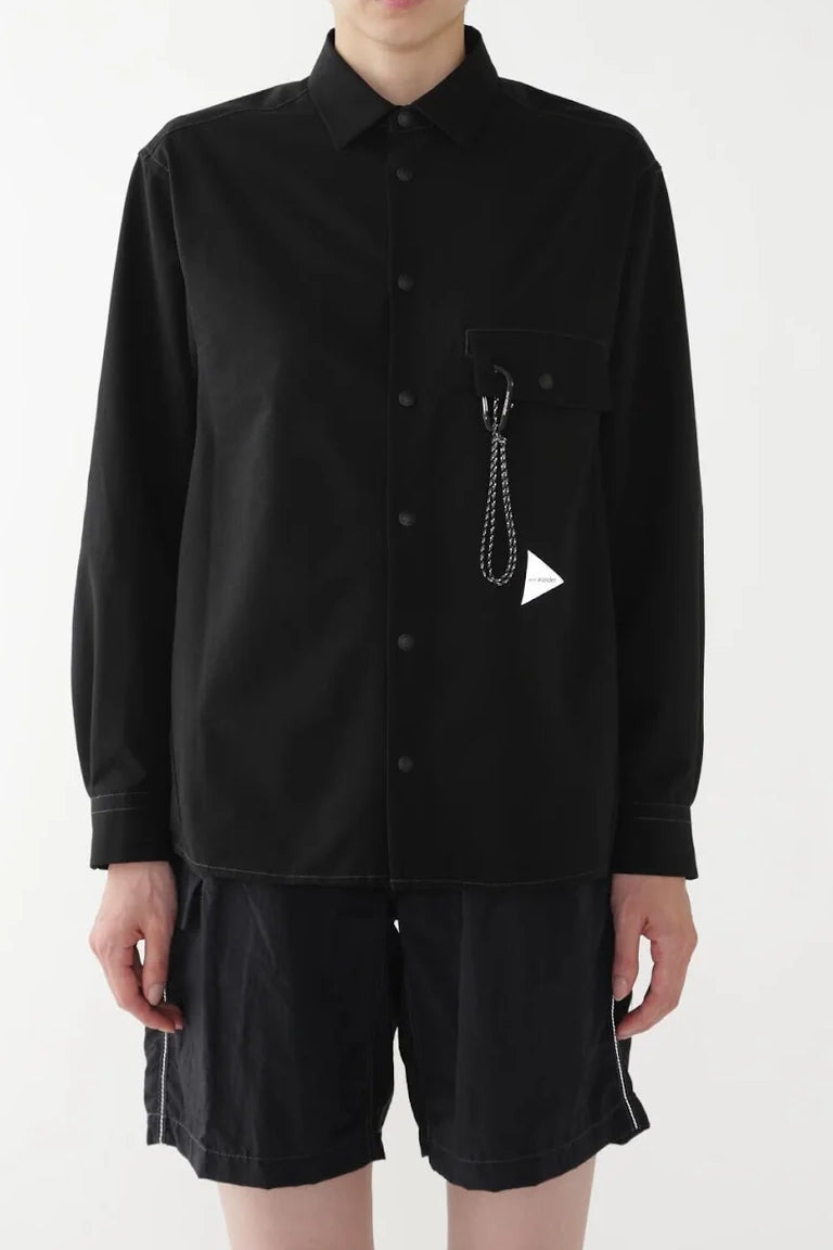 And Wander Dry Breathable LS Shirt Black