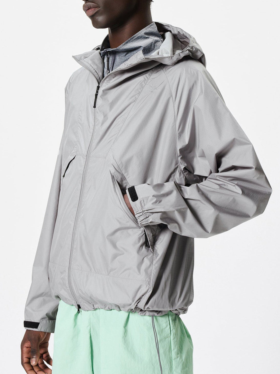 Goldwin Rip-stop Hooded Jacket Black