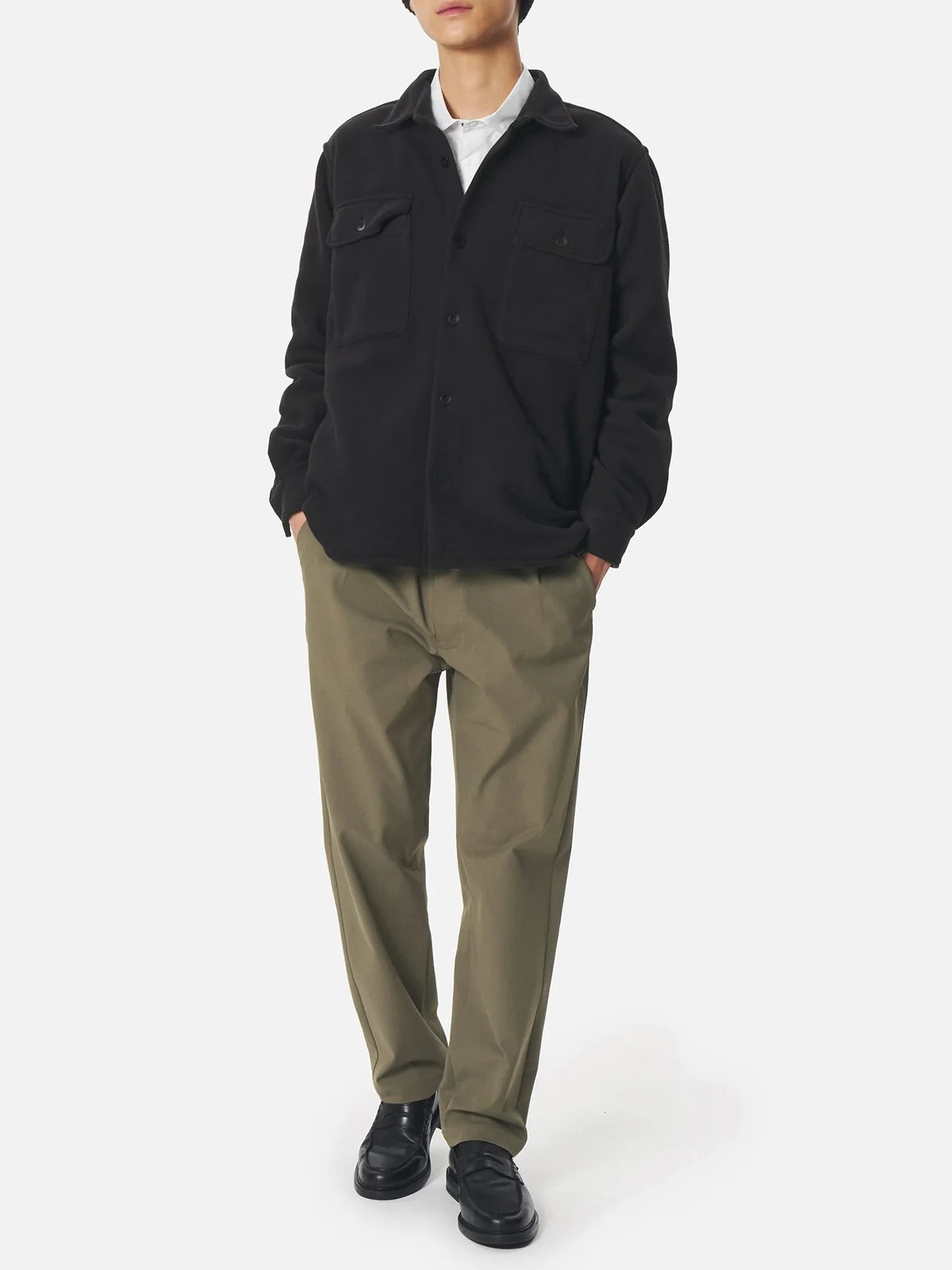 Goldwin Polartec Fleece Shirt Morel