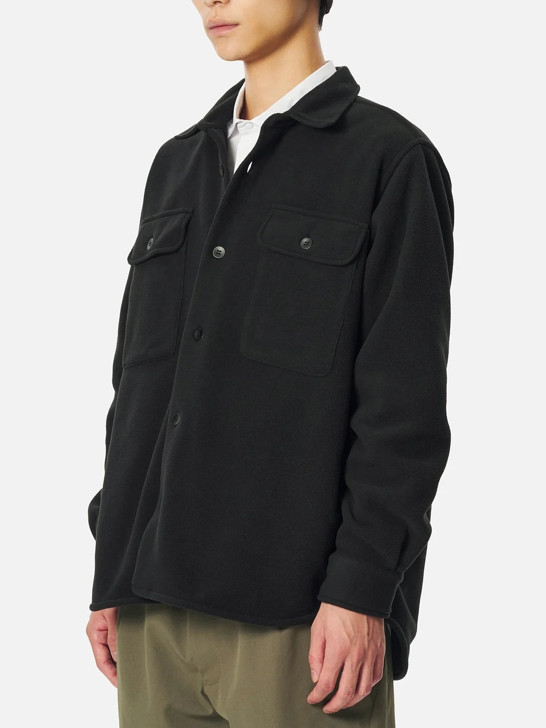 Goldwin Polartec Fleece Shirt Morel