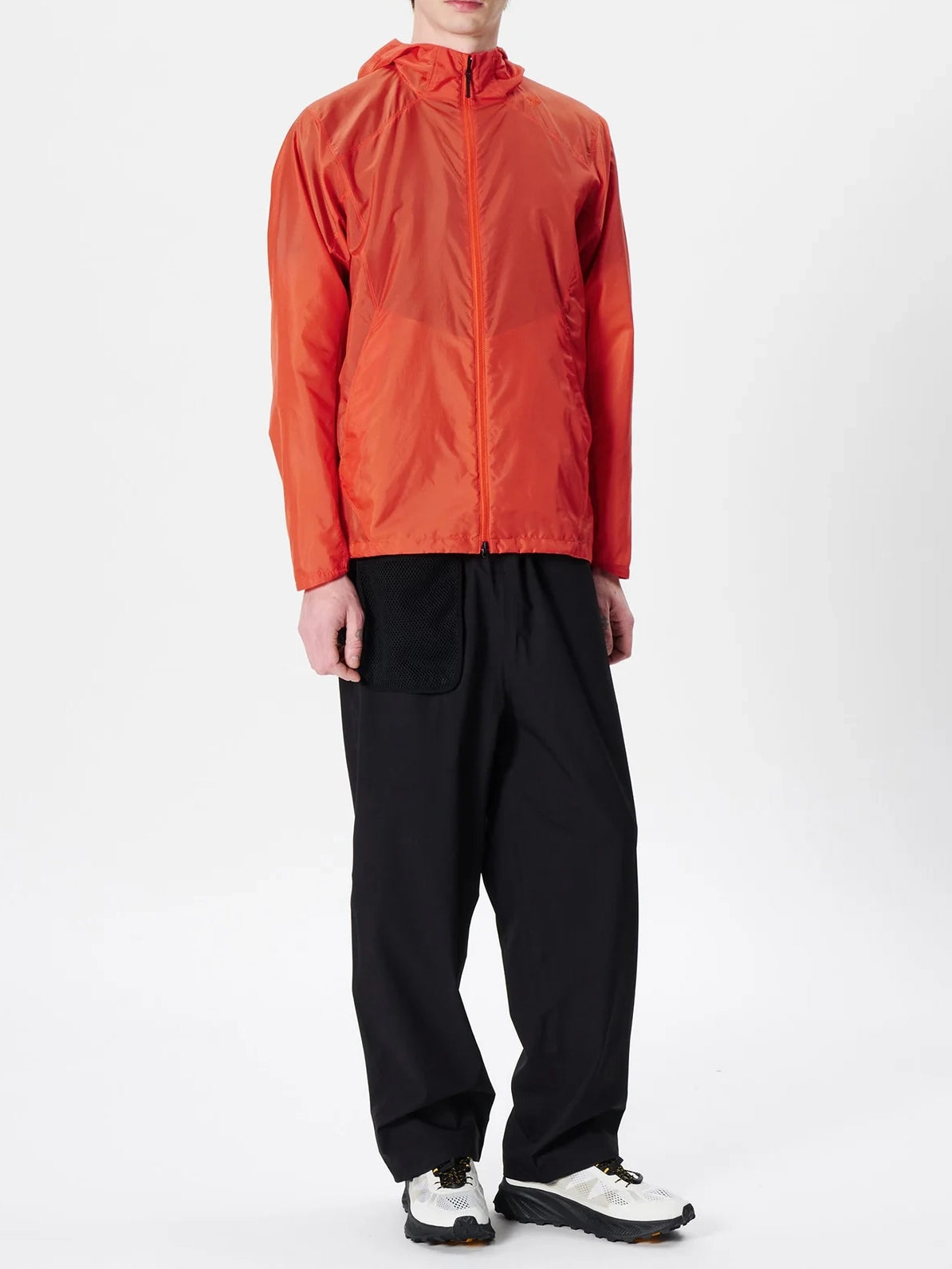 Goldwin Airly Shell Packable Wind Jacket Mid Gray