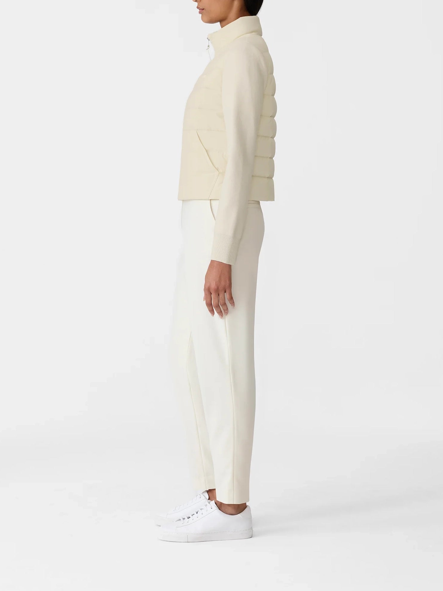 Mackage Gretel Hybrid Down Jacket Cream