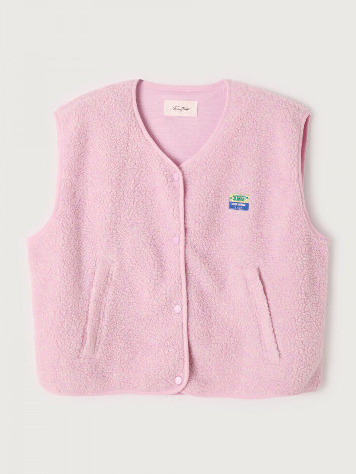 American Vintage Women's Vest Hoktown Mel. Sugared Almond