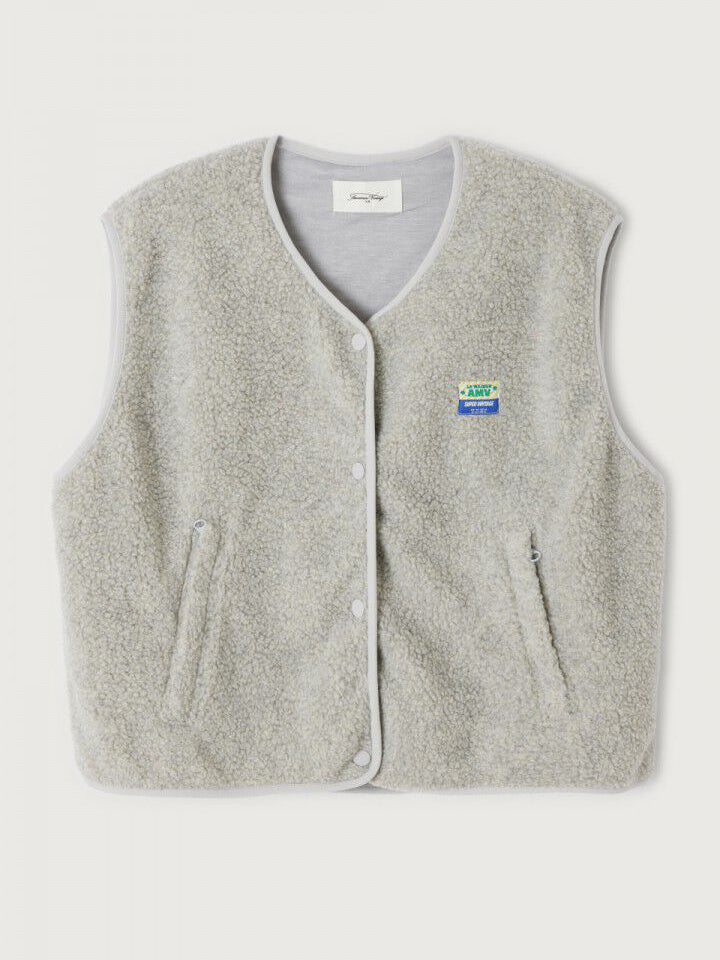 American Vintage Women's Vest Hoktown Polar Mel.