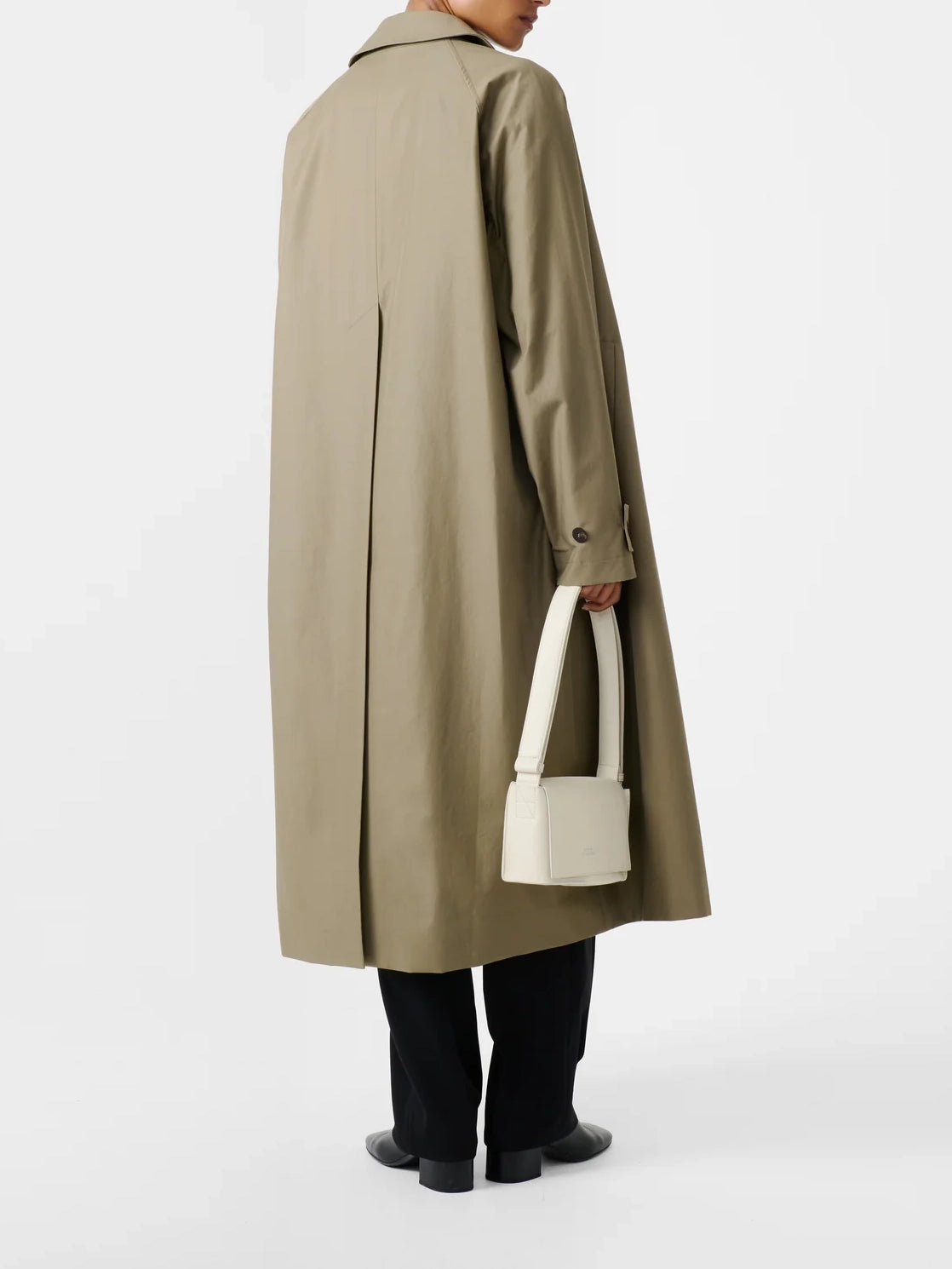 Studio Nicolson Holin Coated Cotton Coat Dark Dusk