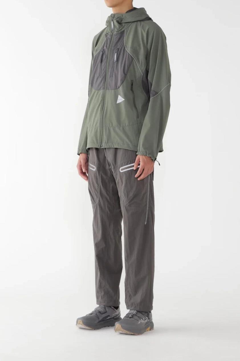 And Wander Trek Jacket 3 Darkest Green
