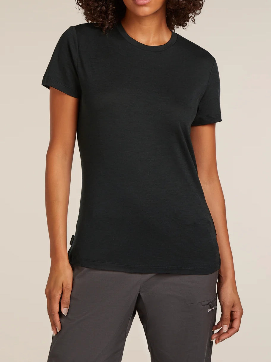 Icebreaker Women's Merino 150 Tech Lite Short Sleeve Tee Black