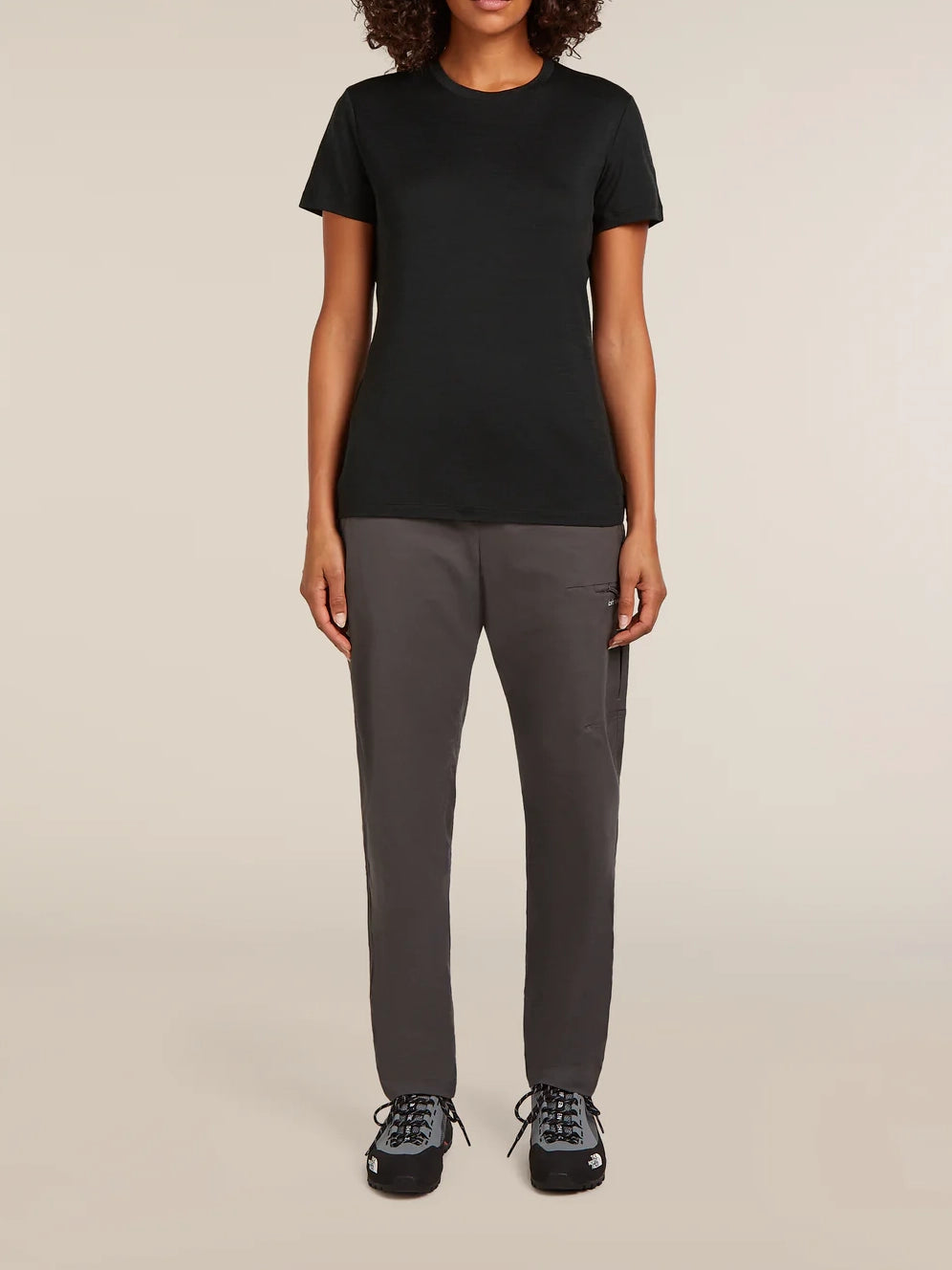 Icebreaker Women's Merino 150 Tech Lite Short Sleeve Tee Black
