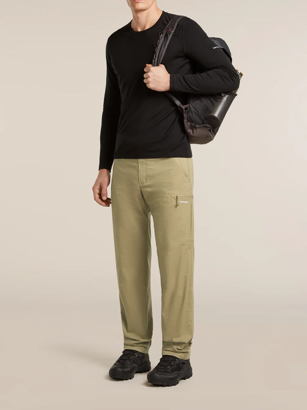 Icebreaker Men's Merino Blend Elevation Stretch Pants Cumin