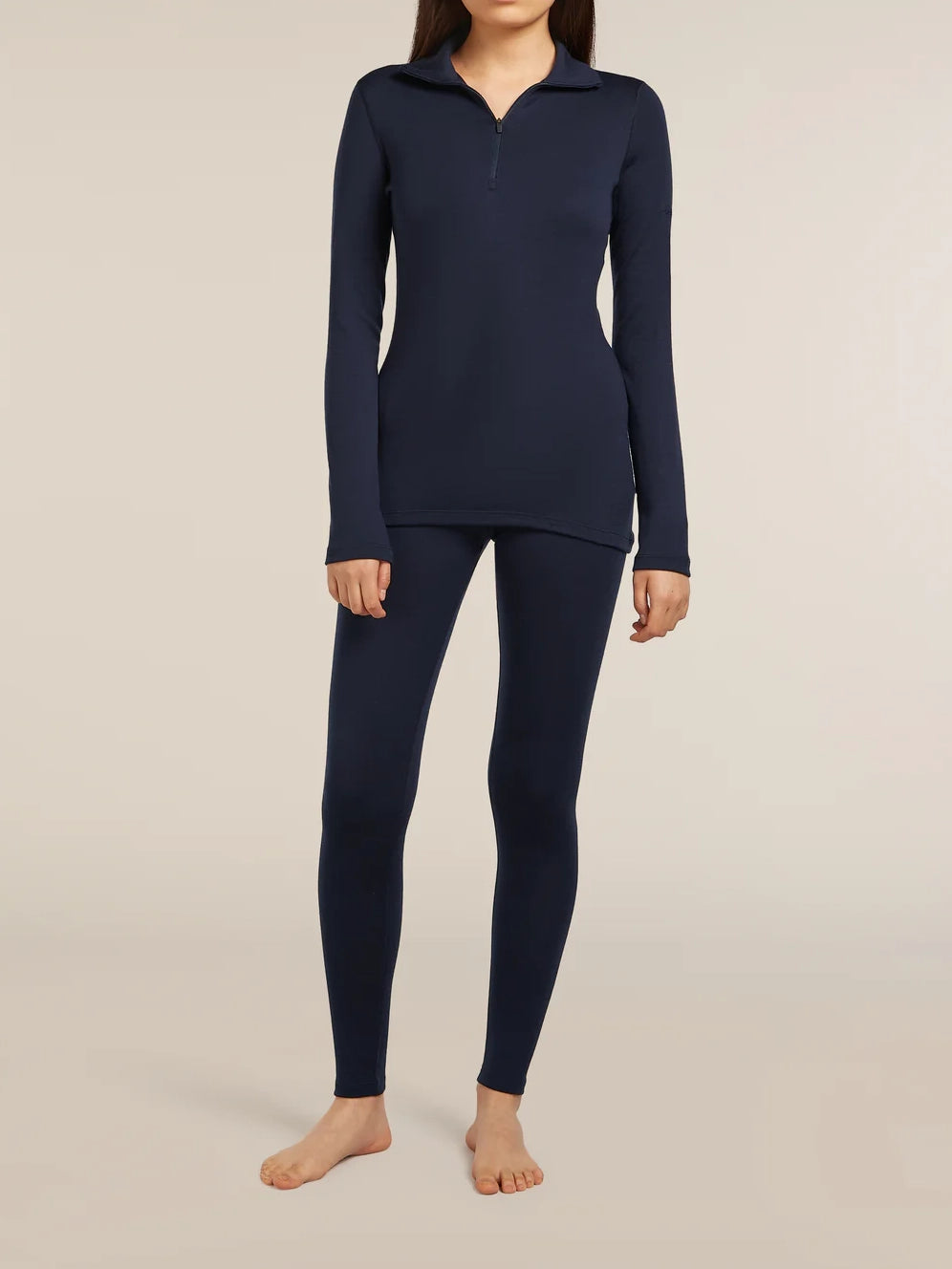 Icebreaker Women's Merino 260 Tech High Rise Thermal Leggings Black