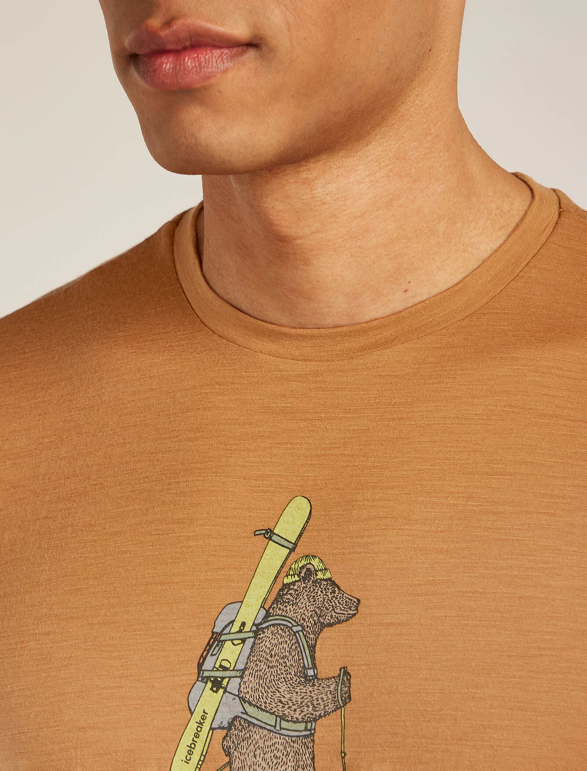 Icebreaker Men's Merino 150 Tech Lite Short Sleeve T-Shirt Bear Tour Trail