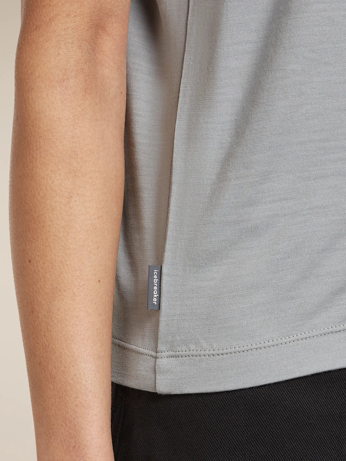 Icebreaker Women's 15.5 MerinoFine™ Short Sleeve Polo Proto Grey