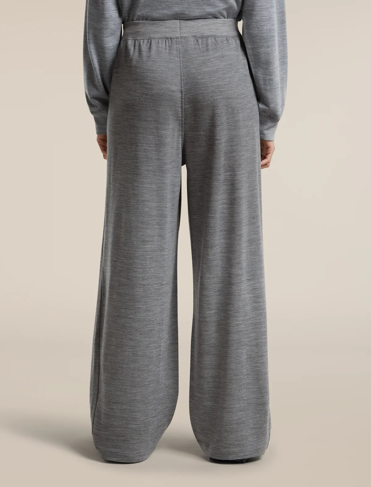 Icebreaker Women's Merino Blend 150 Drift Wide Leg Pants Metro Heather