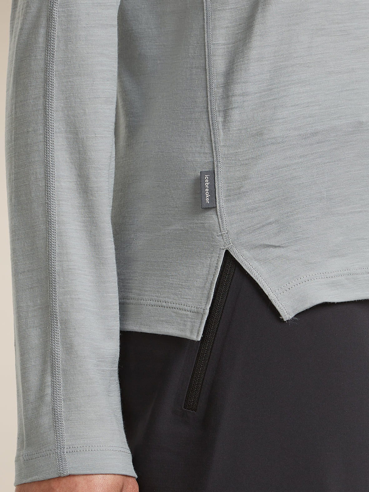Icebreaker Women's 150 MerinoFine™ Ace Long Sleeve Tee Proto Grey