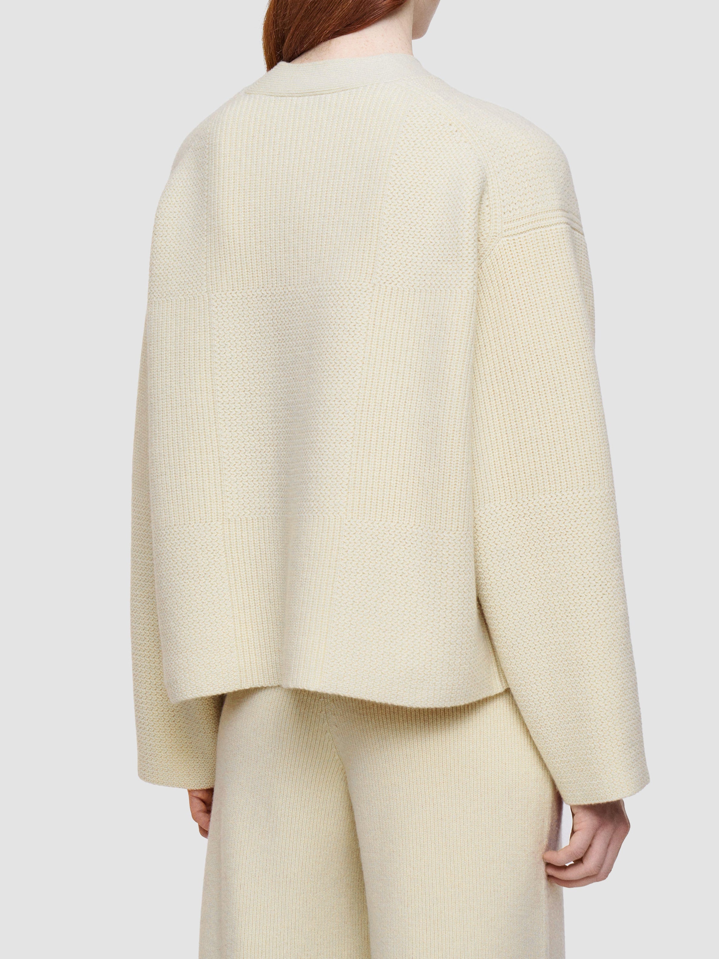 Joseph Soft Wool Cardigan Affogato