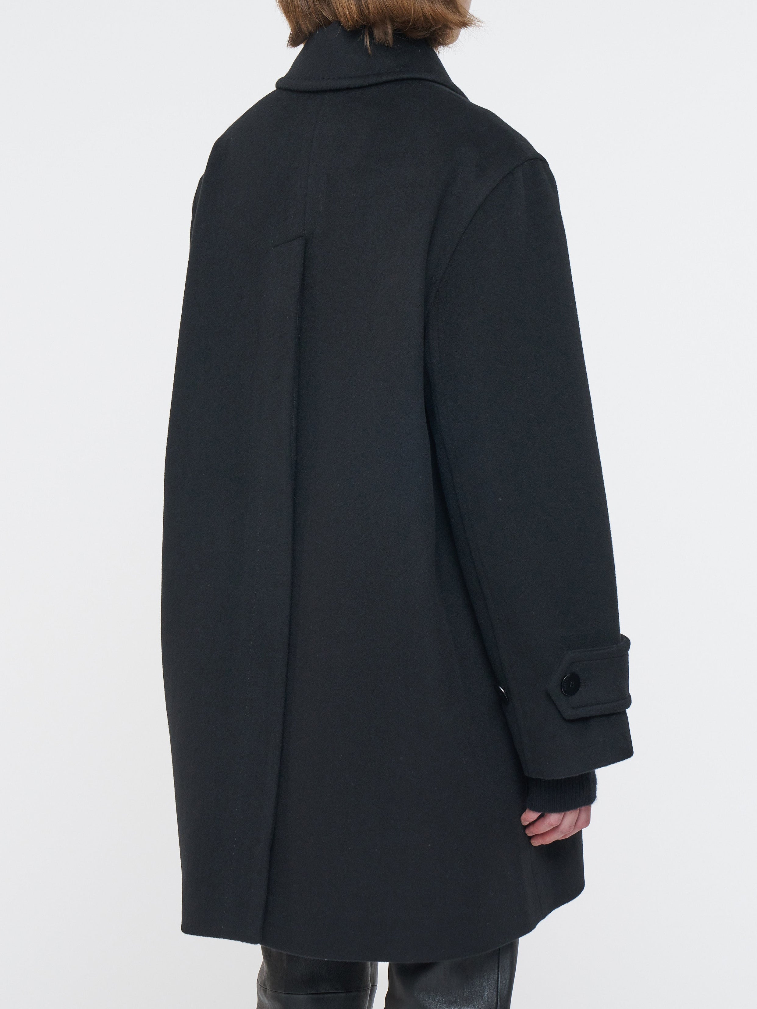 Joseph Loti Soft Wool Cashmere Coat Black