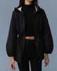 Mackage Kalea Hooded Rain Jacket Black