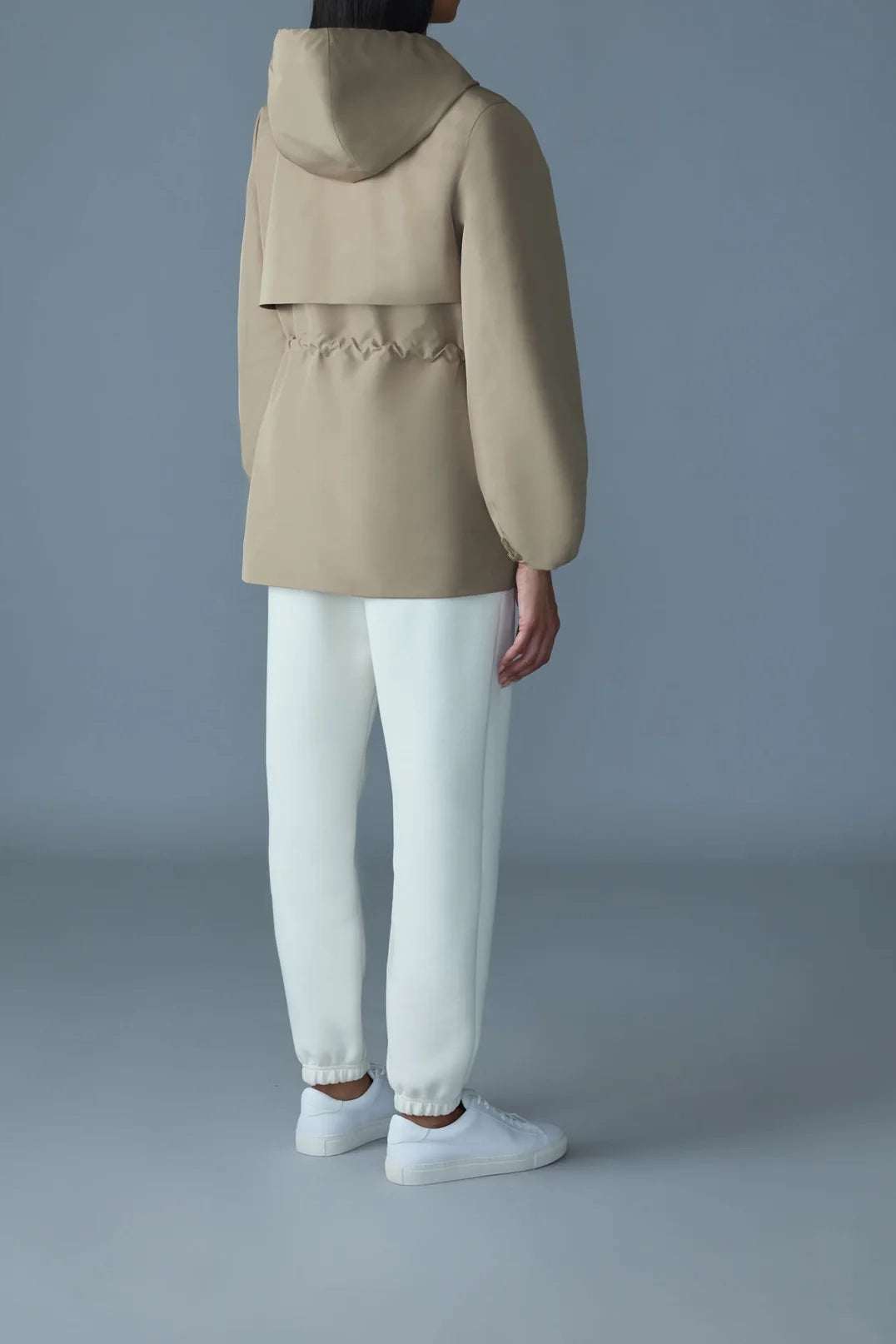 Mackage Kalea Hooded Rain Jacket Lt Camel