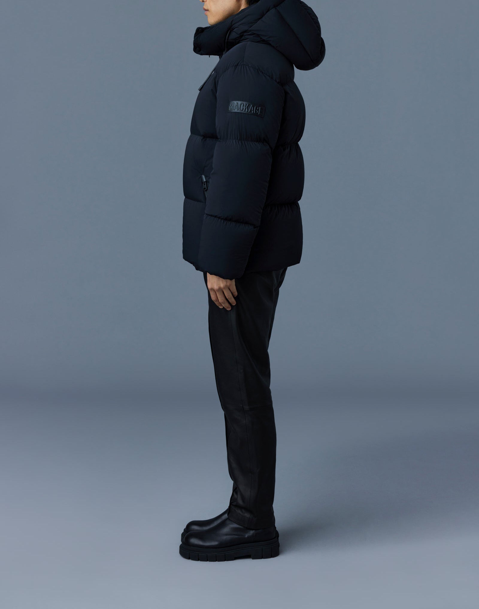 Mackage Kent Stretch Matt Down Jacket Black