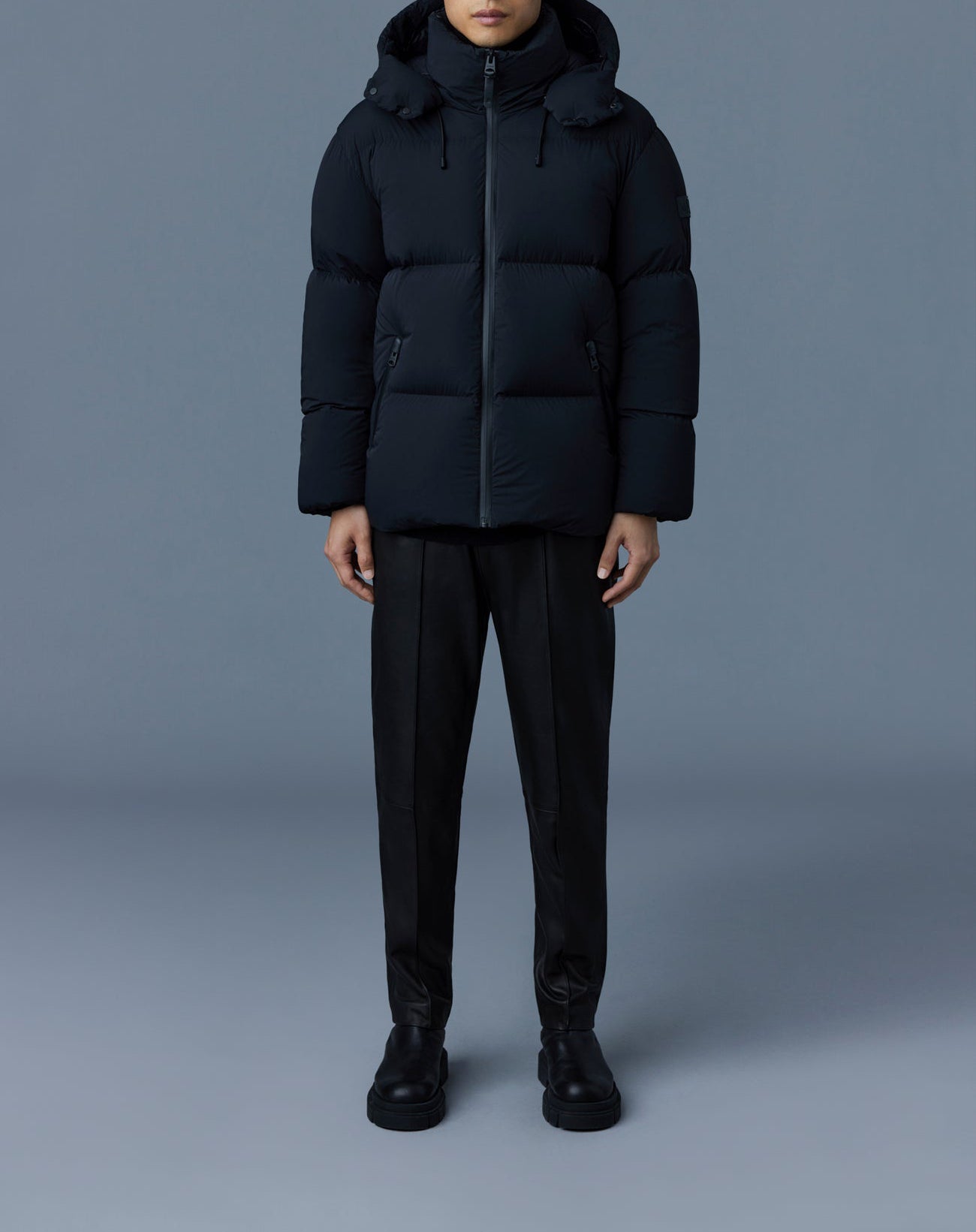 Mackage Kent Stretch Matt Down Jacket Black