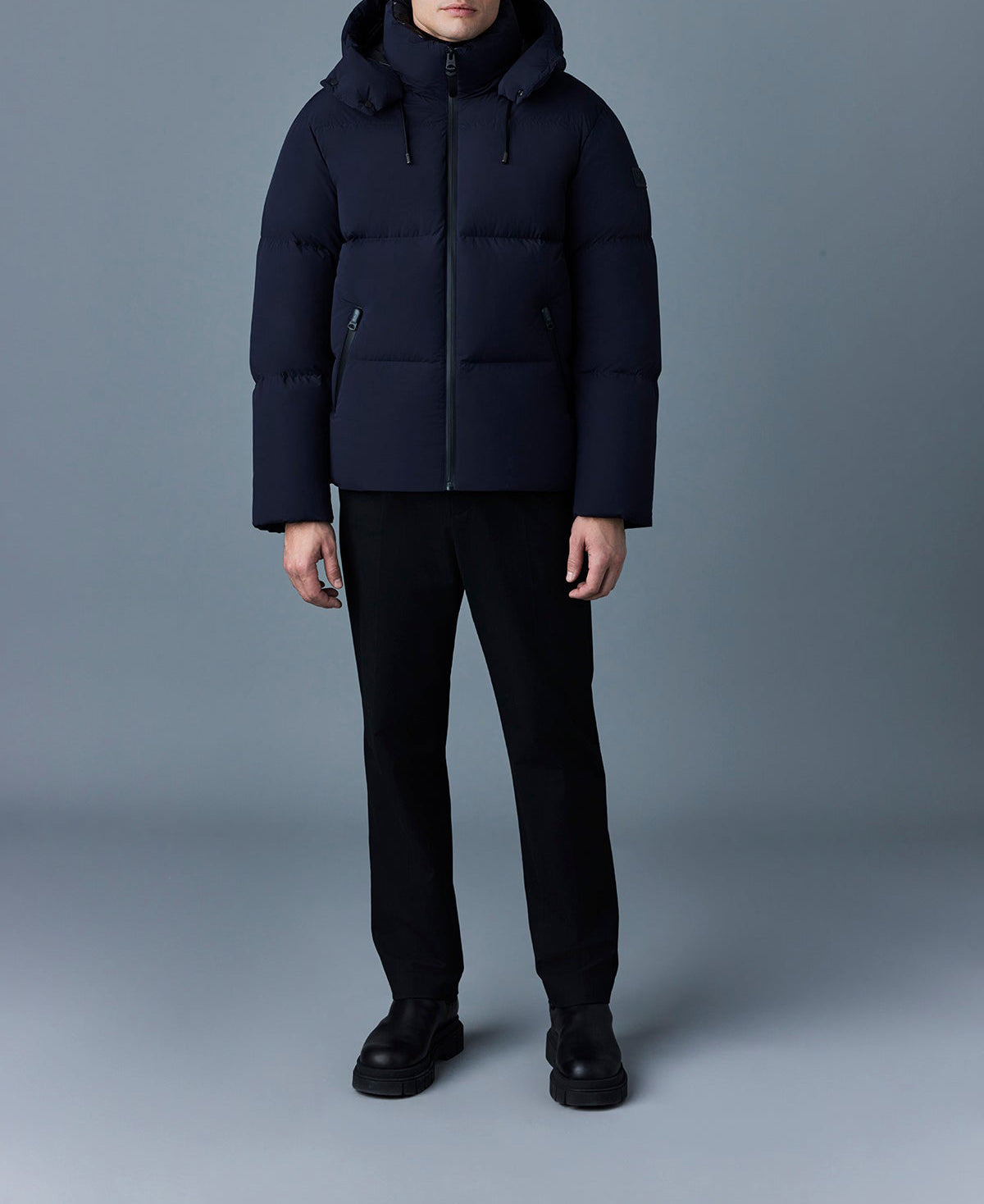 Mackage Kent Stretch Matt Down Jacket Navy
