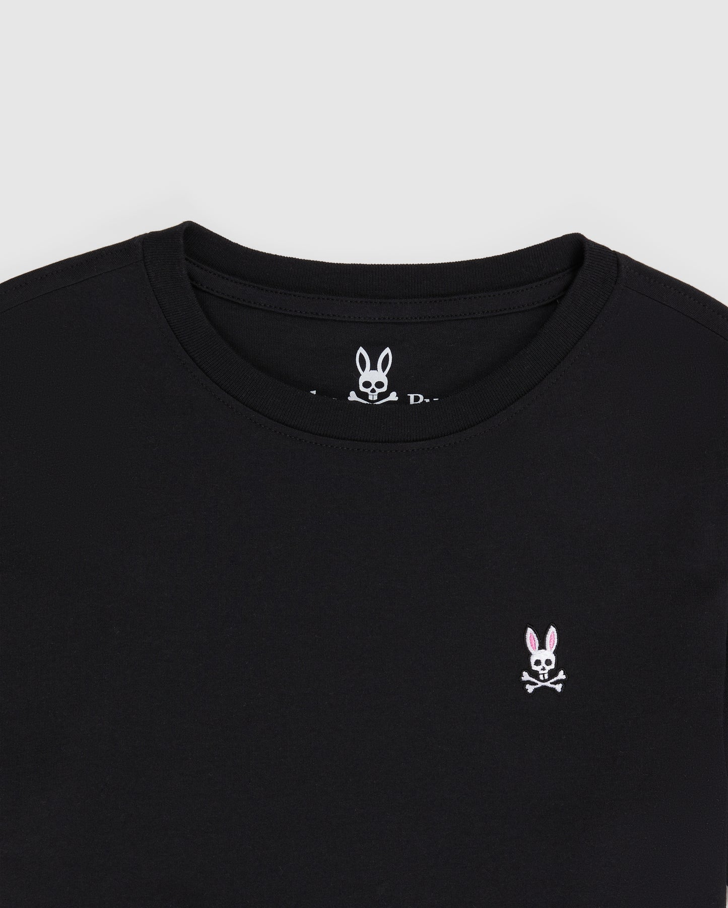 Psycho Bunny Kids Classic Crew Neck Tee Black