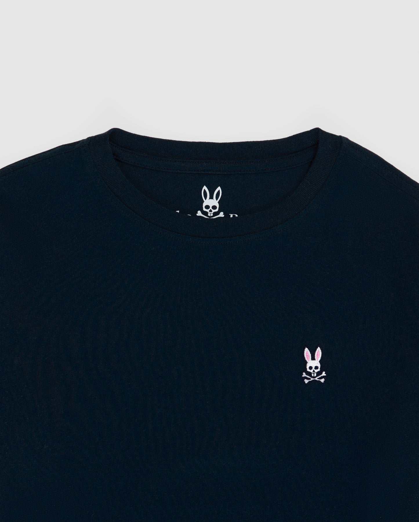 Psycho Bunny Kids Classic Crew Neck Tee Navy
