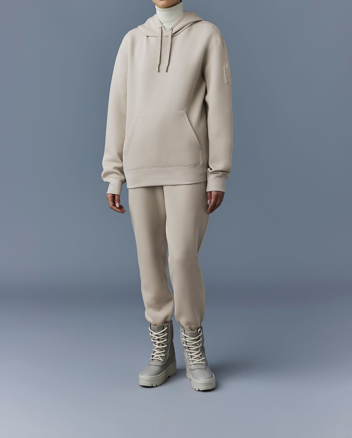 Mackage Krys Hoodie With Velvet Embroidery Trench