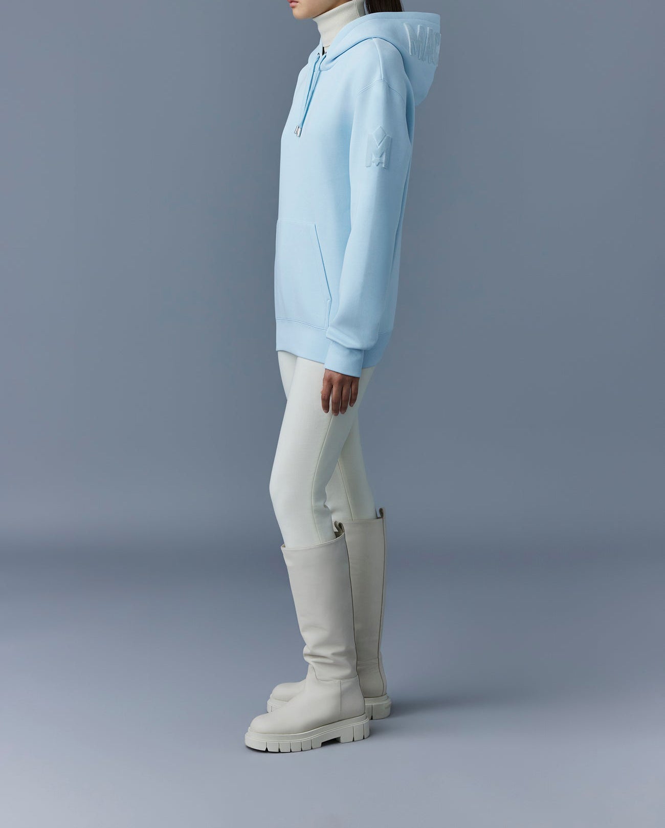 Mackage Krys Hoodie With Velvet Embroidery Air
