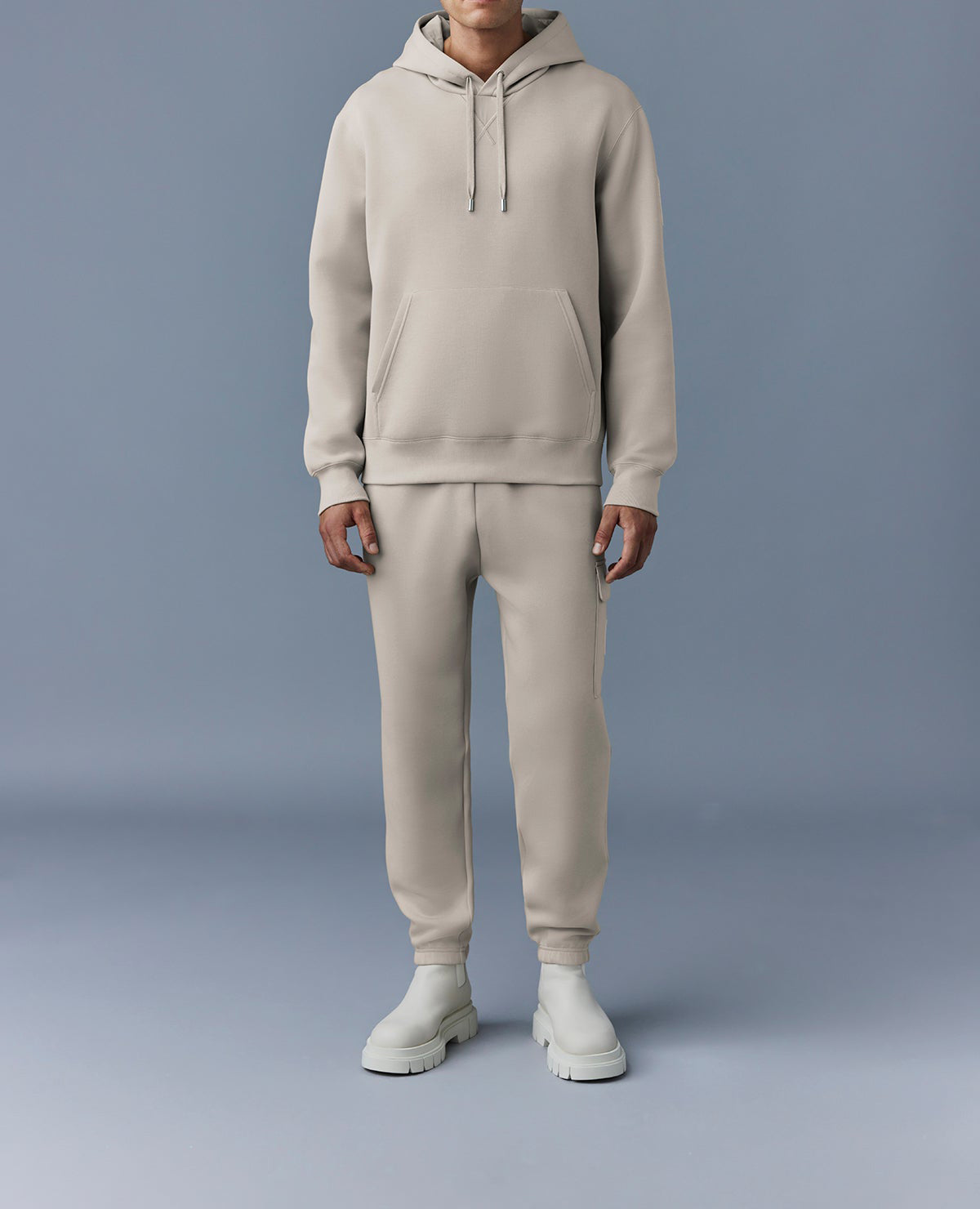 Mackage Krys Hoodie With Velvet Embroidery Trench