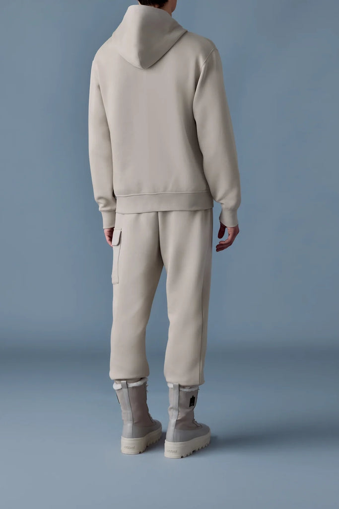 Mackage Krystos Jersey Zip-Up Hoodie Trench