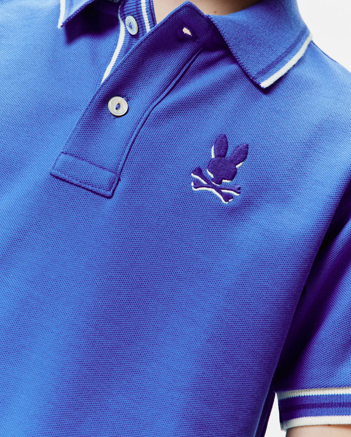 Psycho Bunny Kids Brad Pique Polo Amparo Blue