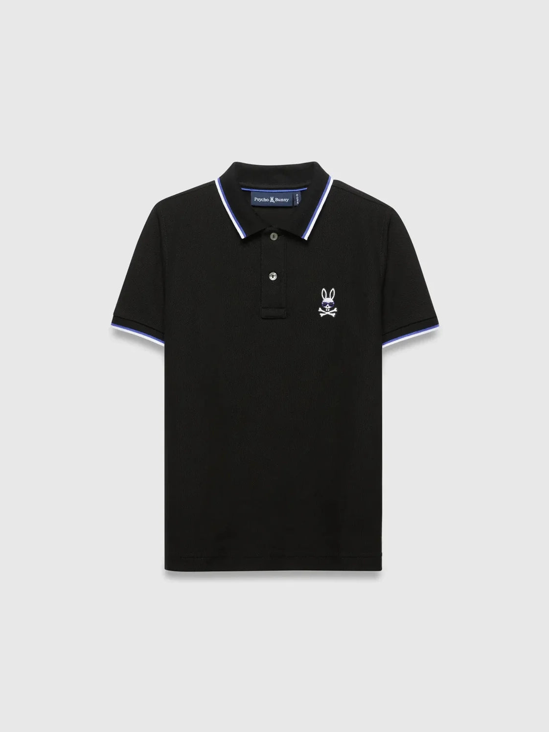 Psycho Bunny Kids Sunny Pique Polo Black